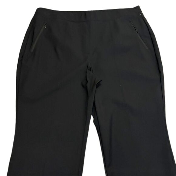 Lane Bryant Stretch Pull On Dress Pants Black Business Casual Plus Size 18‎ - Picture 2 of 5